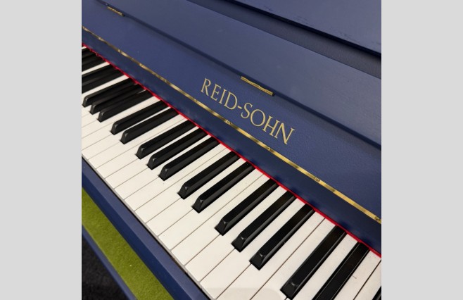 Reid Sohn Hornblower Blue RS115 Upright Piano, Used - All Inclusive Premium Package (SN:IJ0A00949) - Image 7
